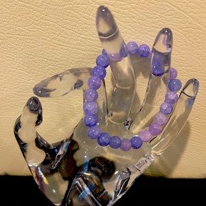 Cute Purple Beaded Bracelet